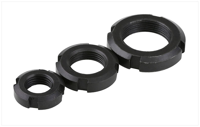 標準國標 GB812圓螺母 開槽螺母 止退螺母 四槽螺母7