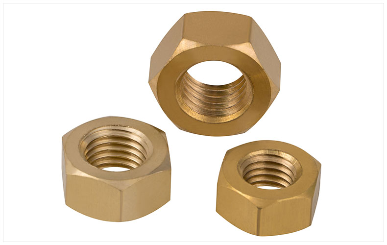 銅螺母 銅螺帽 銅六角螺母螺絲帽螺絲母2